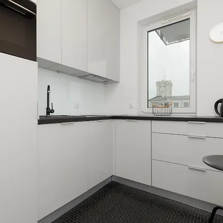 Minimalist In With Parking Near Kaliska By Renters Daire